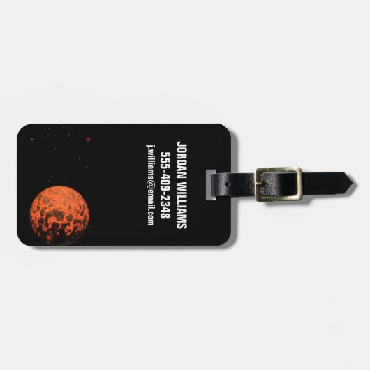 Exoplaneet UCF-1.01 draait om een ster genaamd GJ  Bagagelabel (Voorkant horizontaal)