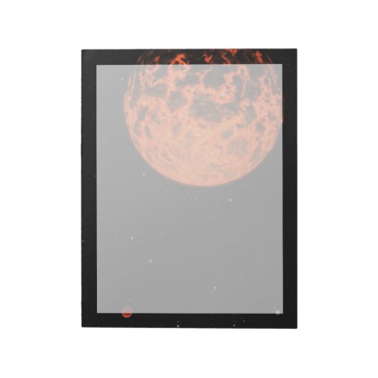 Exoplaneet UCF-1.01 draait om een ster genaamd GJ Notitieblok (Linkerzijde)