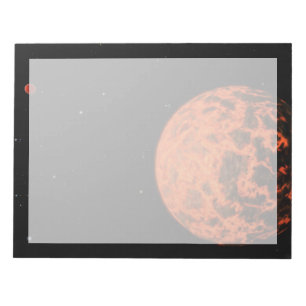 Exoplaneet UCF-1.01 draait om een ster genaamd GJ Notitieblok