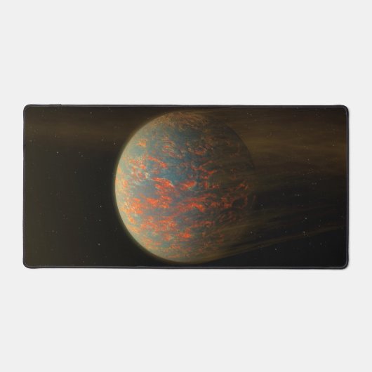 Exoplanet 55 Cancri E en het gesmolten oppervlak Bureaumat (Voorkant)