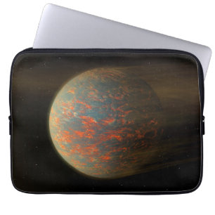 Exoplanet 55 Cancri E en het gesmolten oppervlak Laptop Sleeve