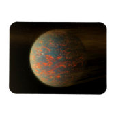Exoplanet 55 Cancri E en het gesmolten oppervlak Magneet (Horizontaal)