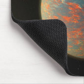 Exoplanet 55 Cancri E en het gesmolten oppervlak Muismat (Hoek)