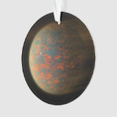 Exoplanet 55 Cancri E en het gesmolten oppervlak Ornament (voorkant)