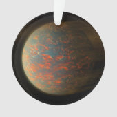 Exoplanet 55 Cancri E en het gesmolten oppervlak Ornament (voorkant)