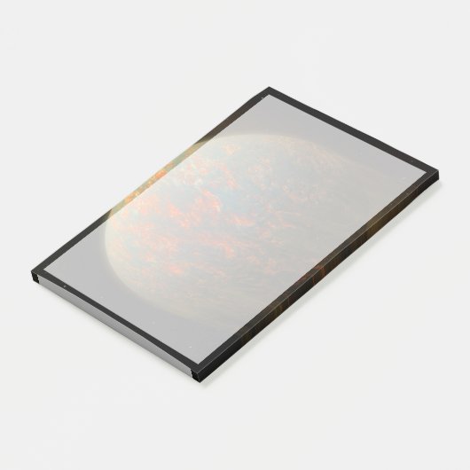 Exoplanet 55 Cancri E en het gesmolten oppervlak Post-it® Notes (Schuin)