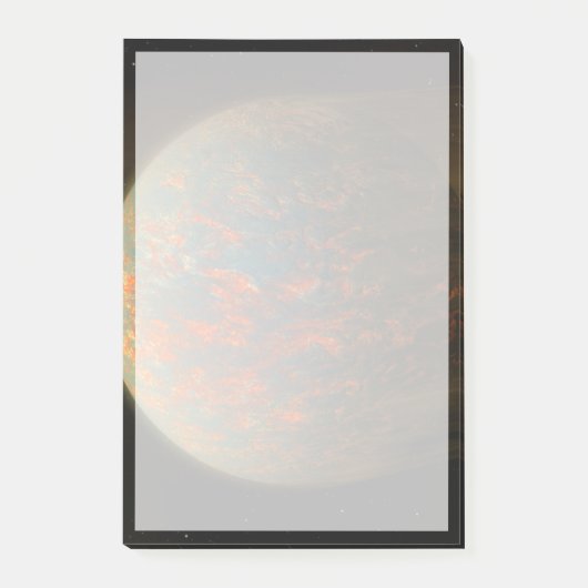 Exoplanet 55 Cancri E en het gesmolten oppervlak Post-it® Notes (Voorkant)