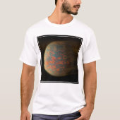 Exoplanet 55 Cancri E en het gesmolten oppervlak T-shirt (Voorkant)