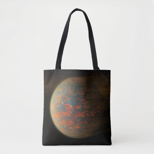 Exoplanet 55 Cancri E en het gesmolten oppervlak Tote Bag (Voorkant)