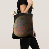 Exoplanet 55 Cancri E en het gesmolten oppervlak Tote Bag (Dichtbij)