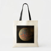 Exoplanet 55 Cancri E en het gesmolten oppervlak Tote Bag (Voorkant)