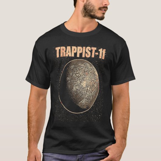 Exoplanet Extrasolar Planet Trappist 1f Astronomy  T-shirt (Voorkant)