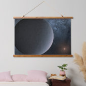 Exoplanet OGLE-2016-BLG-1195lb draait om een klein Hangend Wandkleed (Slaapkamer)