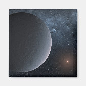 Exoplanet OGLE-2016-BLG-1195lb draait om een klein Magneet (Voorkant)