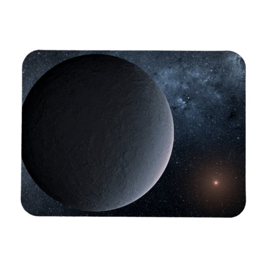 Exoplanet OGLE-2016-BLG-1195lb draait om een klein Magneet (Horizontaal)