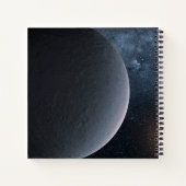 Exoplanet OGLE-2016-BLG-1195lb draait om een klein Notitieboek (Achterkant)