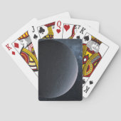 Exoplanet OGLE-2016-BLG-1195lb draait om een klein Pokerkaarten (Achterkant)