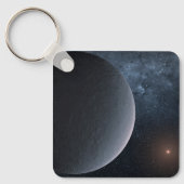 Exoplanet OGLE-2016-BLG-1195lb draait om een klein Sleutelhanger (Voorkant)