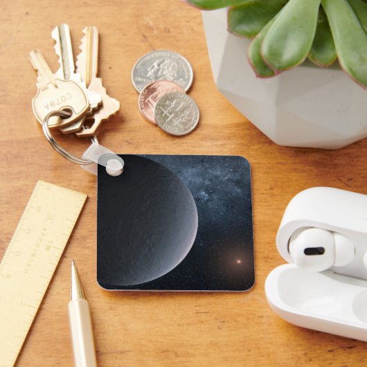 Exoplanet OGLE-2016-BLG-1195lb draait om een klein Sleutelhanger (Bureau)