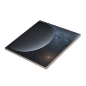 Exoplanet OGLE-2016-BLG-1195lb draait om een klein Tegeltje (Zijkant)