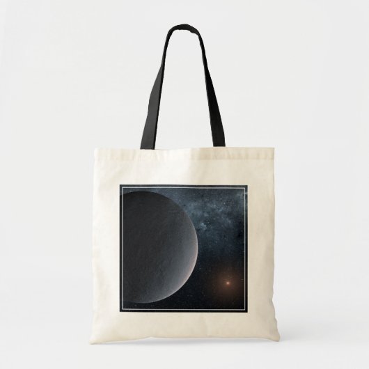 Exoplanet OGLE-2016-BLG-1195lb draait om een klein Tote Bag (Voorkant)