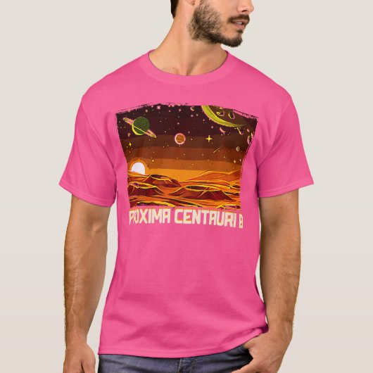 Exoplanet Proxima Centauri B Planet Astronomy Scie T-shirt (Voorkant)