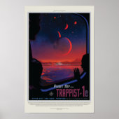 Exoplanet TRAPPIST-1e Poster (Voorkant)