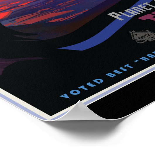 Exoplanet TRAPPIST-1e Poster (Hoek)