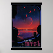 Exoplanet TRAPPIST-1e Poster (Voorkant)