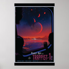 Exoplanet TRAPPIST-1e Poster