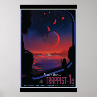 Exoplanet TRAPPIST-1e Poster