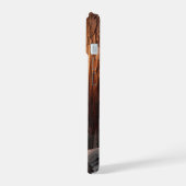 Exoplanet Trappist-1f vanaf zijn ijzige nachtzijde iPhone 15 Case (Linkerkant)