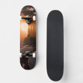 Exoplanet Trappist-1f vanaf zijn ijzige nachtzijde Persoonlijk Skateboard (Voorkant)