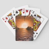 Exoplanet Trappist-1f vanaf zijn ijzige nachtzijde Pokerkaarten (Achterkant)