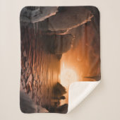 Exoplanet Trappist-1f vanaf zijn ijzige nachtzijde Sherpa Deken (Voorkant)