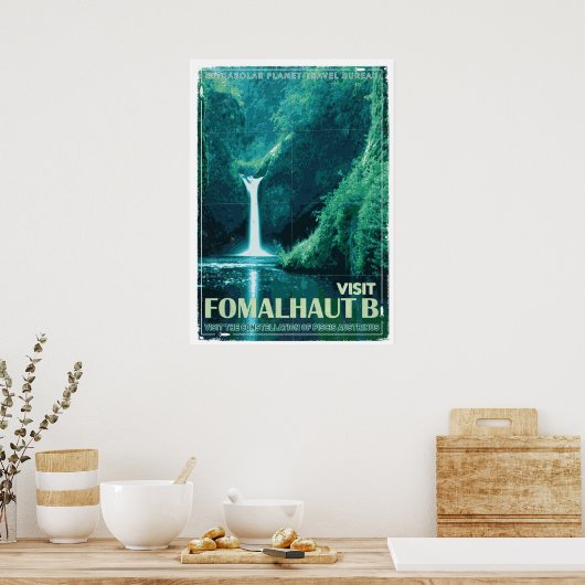 Exoplanet Travel Fomalhaut B Poster (Keuken)