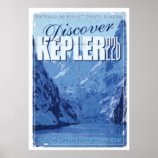 Exoplanet Travel KEPLER 22b Poster (Voorkant)