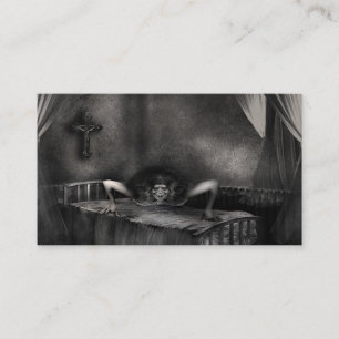 Exorcistische Halloween Visitekaartjes