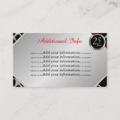 Exotic 25th Silver Wedding Jubileum 2 Informatiekaartje (Achterkant)