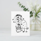 Exotic Animal Monster Briefkaart (Staand voorkant)
