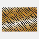 Exotic Animal Print Collectie Zebra Tiger Cheetah Inpakpapier Vel (Voorkant 2)