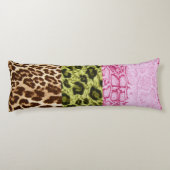 Exotic Animal Print Trio Body Pillow Lichaamskussen (Achterkant)