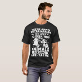 Exotic Animal Veterinarian Keep Animals Feeling Fu T-shirt (Voorkant volledig)