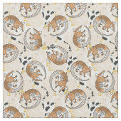 Exotic animals neutral tone stof (Close Up)