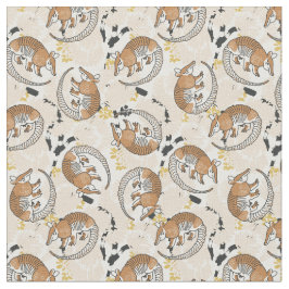 Exotic animals neutral tone stof