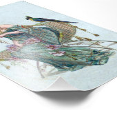 Exotic Art Nouveau Beauty Foto Afdruk (Hoek)