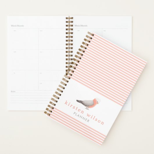 Exotic Australian Galah Bird - Gepersonaliseerd Planner (Display)