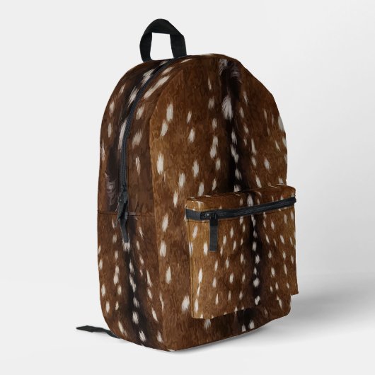 Exotic Axis Deer Hide Print Bedrukte Rugzak (Achterkant Hoek Links)