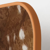 Exotic Axis Deer Hide Print Pickleball Paddle (Links Detail)