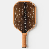Exotic Axis Deer Hide Print Pickleball Paddle (Achterkant)
